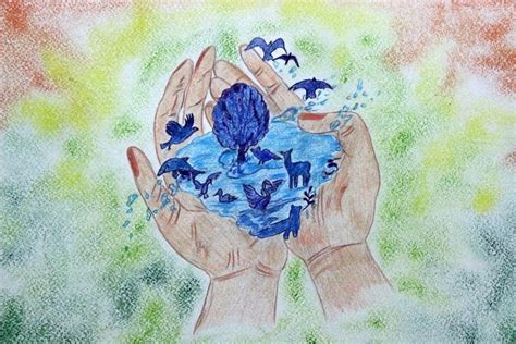 Рисунок на тему "Вода это жизнь" - подборка