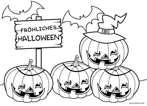 Halloween Bilder Zum Ausdrucken - Ausmalbilder Halloween - Malvorlagen kostenlos zum ausdrucken