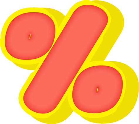 Party Comic 3D Letter percent 47504493 PNG