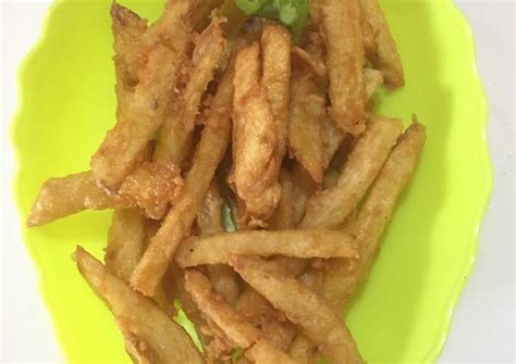 resep kentang goreng crispy oleh icha hafizh cookpad