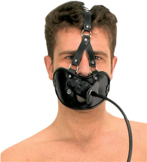 Mouth Mask with Hole and Dildo Gag – The Black Room Las Vegas