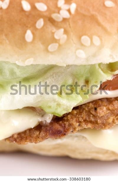 Deep Fried Chicken Sandwich On Sesame Stock Photo 338603180 | Shutterstock