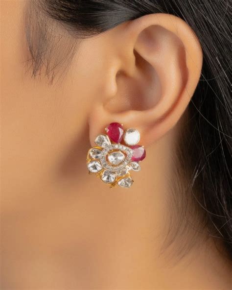stud earring size chart  works      tyaani