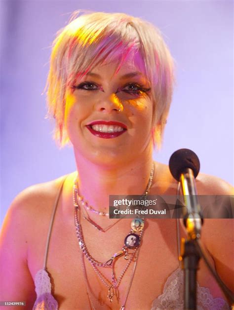 Pink during Pink Promotes Her New Album "Try This" at The Langham ...