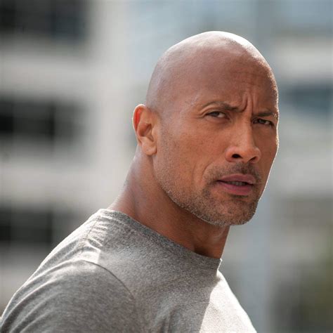 Dwayne Johnson Side View