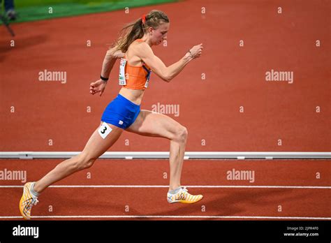 Femke Bol (Netherlands). Gold Medal, 400m hurdles. European Championships Munich 2022 Stock ...