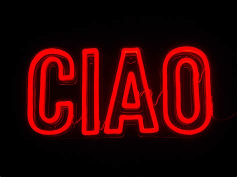 ciao neon sign attractive neon signs  home  restaurant
