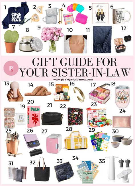 35 Perfect Gifts for Your Sister-In-Law (2023) - Paisley & Sparrow