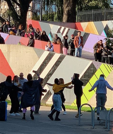 Una Mendocinas presenció el casting para el Bailando en Recoleta