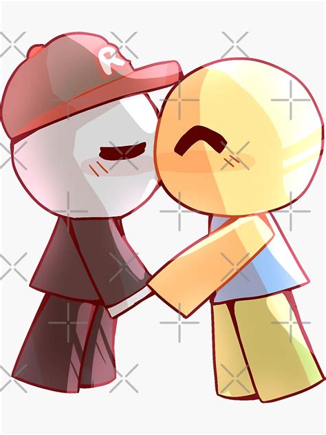 "guest x noob" Sticker for Sale by EliseLovesCats | Redbubble