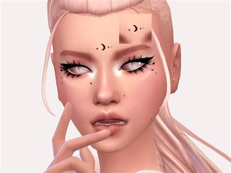 Sagittariah's Lunar Birthmarks Makeup Cc, Sims 4 Cc Makeup, Sims 4 Body ...