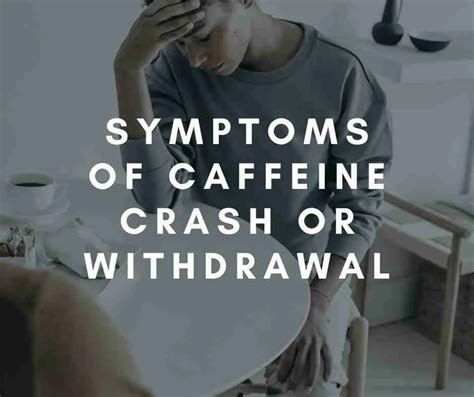 Symptoms of Caffeine Crash or Withdrawal - Coffee Informer