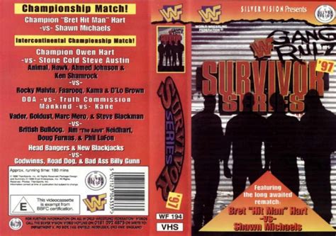 Image - Survivor Series 1997 DVD.jpg | Pro Wrestling | FANDOM powered ...