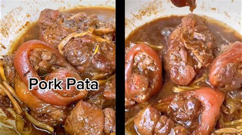 pork pata recipe    pork pata panlasang pinoy youtube