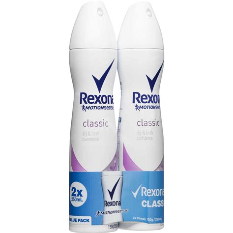 Rexona Motionsense Classic Antiperspirant 2 x 250mL | BIG W