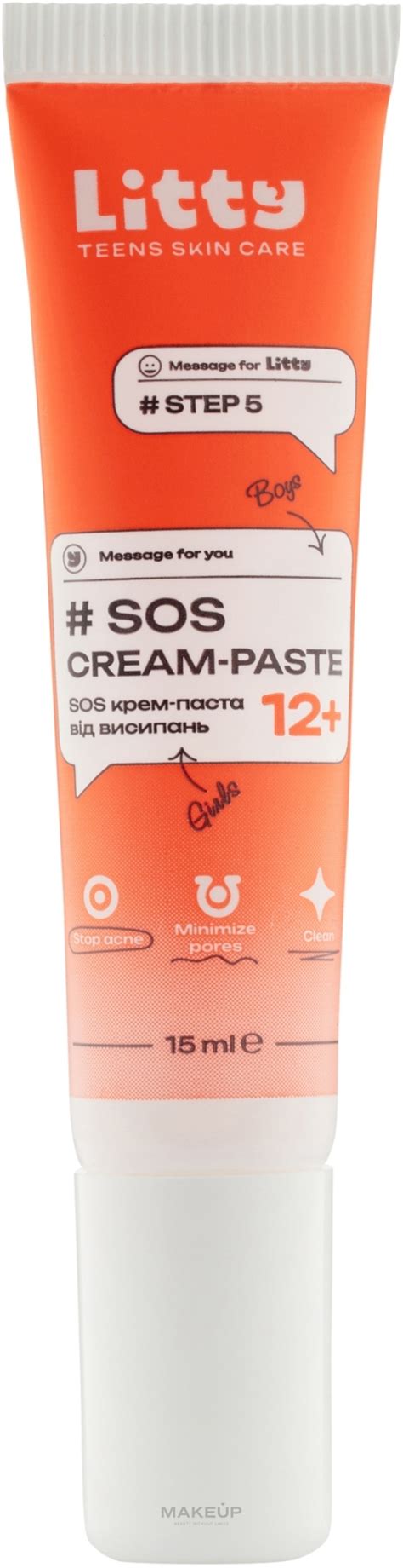 Litty SOS Cream-Paste - Крем-паста от высыпаний "SOS" для подростков ...