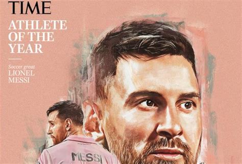 lionel messi es nombrado atleta del ano  por la revista time