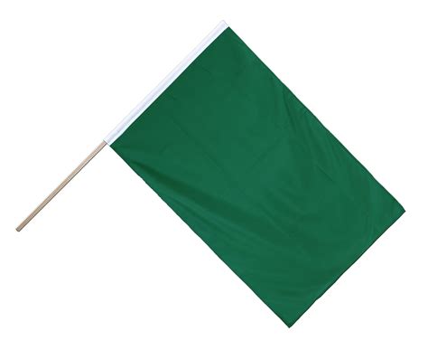 green - Hand Waving Flag ECO 2x3 ft - MaxFlags - Royal-Flags