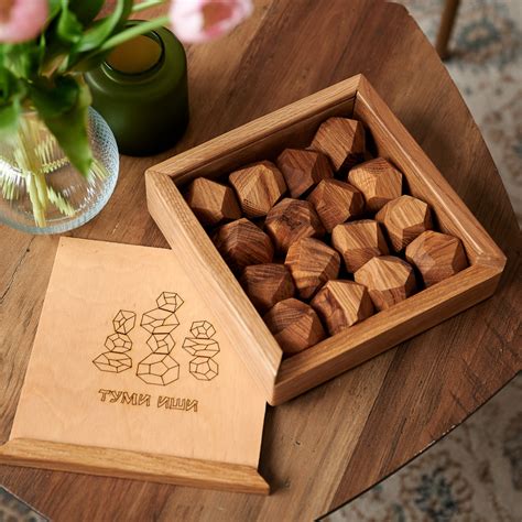 Настольная игра, деревянные балансирующие камни "Туми Иши": продажа ...