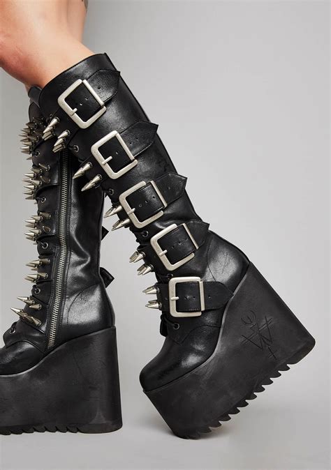 Appetite For Destruction Platform Boots | Gothic boots, Goth shoes