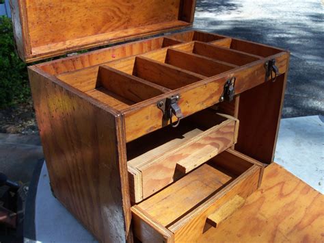 Rustic Wooden Tool Box Handmade Tool Chest | Etsy