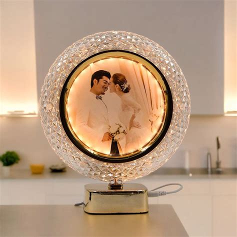 buy led crystal light photo frame lamp oyegifts