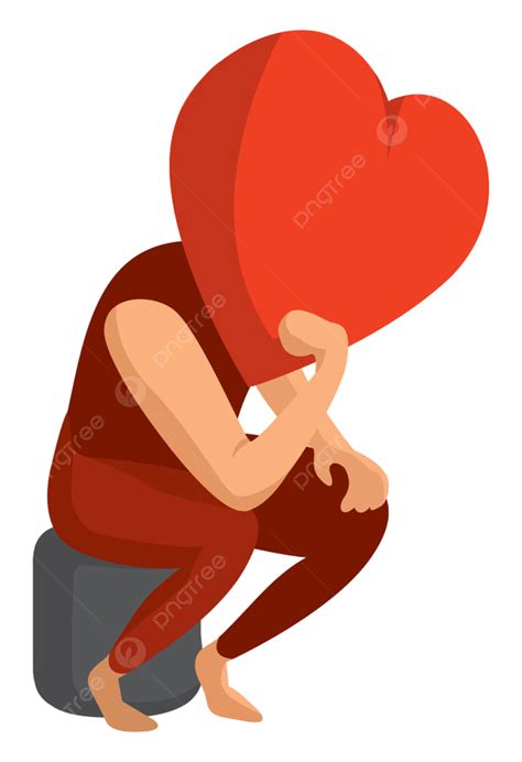Deep Vector Hd PNG Images, Cartoon Illustration Of Heart Having Some
