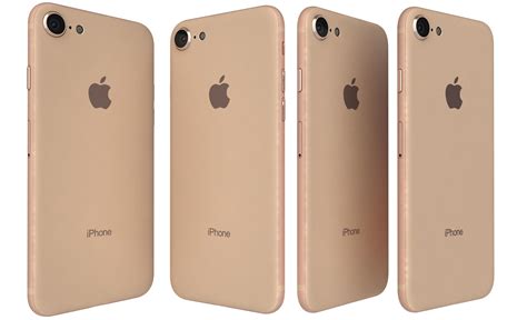 Apple iPhone 8 Gold Modelo 3D $39 - .3ds .blend .c4d .max .fbx .lwo .ma ...