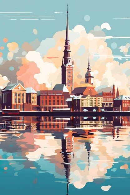 Premium AI Image | Latvia Riga
