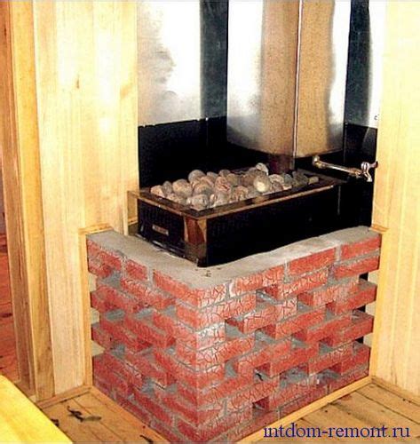 Каменка для бани своими руками