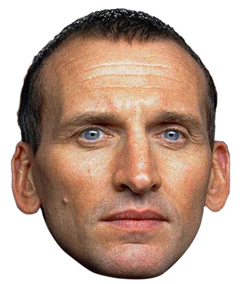 christopher eccleston doctor  face mask  ninth doctor ssf