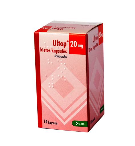 Ultop 20mg kapsulės talpyklėje N14 | Internetinėje “MANO vaistinėje”