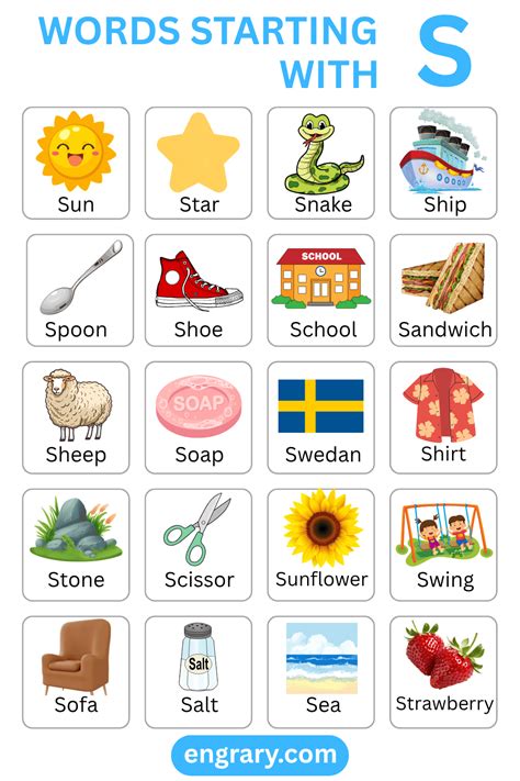 words starting   extensive list engrary