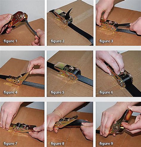 how to connect ratchet straps