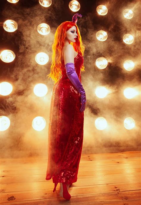 Inspired Jessica Rabbit Cosplay Costume Dress - Etsy