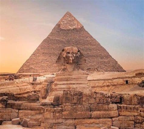 The Great Sphinx of Giza, Cairo - Egypt; a giant 4500 year-old ...