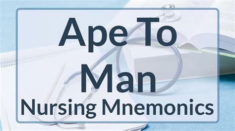 Ape To Man - Heart Sounds (Nursing Mnemonic) - YouTube