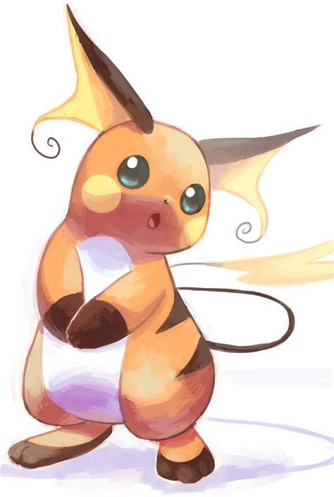 Cute Raichu Pokemon Drawing - Pokemon Drawing Easy