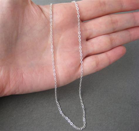 20 Inch Sterling Silver Chain Necklace .925 Sterling Silver - Etsy