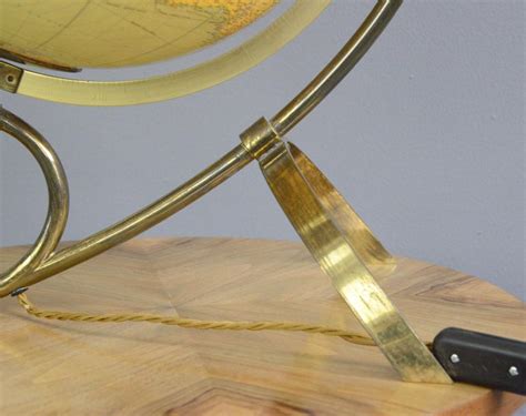 JRO Globus Light Up Desk Globe, circa 1940s at 1stDibs
