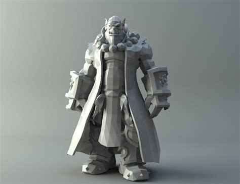 3D Print Model Thrall - Word Of Warcraft | Cgtrader - Free 3D Printable ...