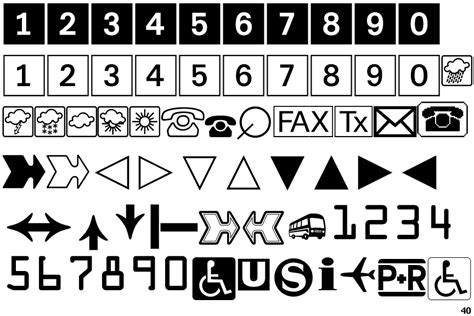 Fontscape Home > Symbols > Numbers > Numbers in squares or rectangles