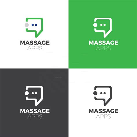Message App Creative Logo Design Template - Graphic Prime | Graphic