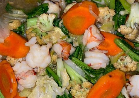 Resep Capcay udang kuah sederhana Kekinian - simplyputman