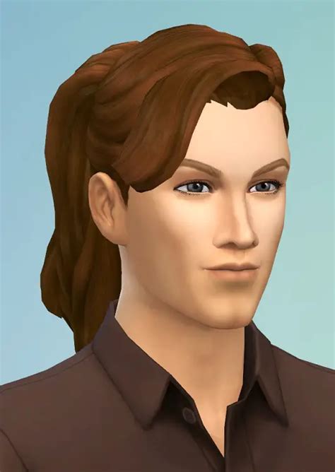 Sims 4 Male Ponytail Cc