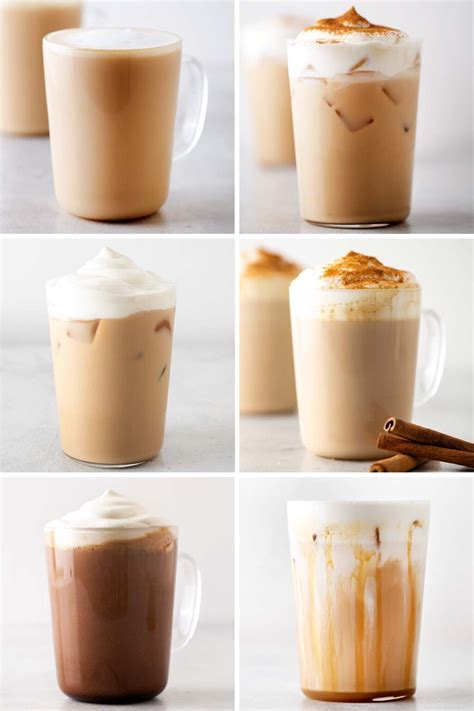 coffee recipes hot  iced lattes cold brew  coffee