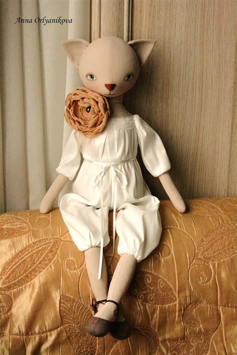 Куклы Анны Орляниковой: Кошка Дашенька