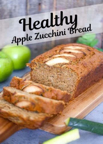 Healthy Apple Zucchini Bread - The Baking ChocolaTess