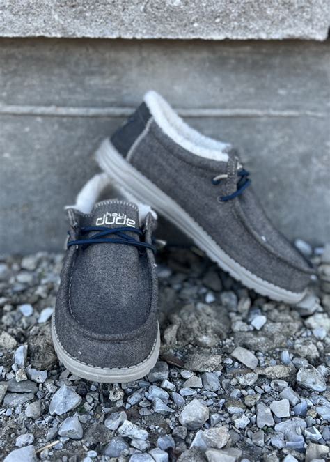 Hey Dude Wally Herringbone Chocolate - Main Street Boutique