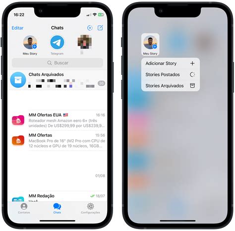 Como visualizar o arquivo de Stories que você já publicou no Telegram